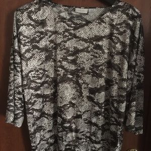 Chico’s Reptile Print Top